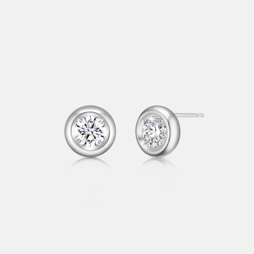 메트로시티  주얼리 베브 스털링 실버 화이트 L.D 0.5CT2 이어링 A253SEU415WPH