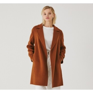 스위트숲 여성 싱글버튼 롱기장 칼라 코트 OZAHCQ1