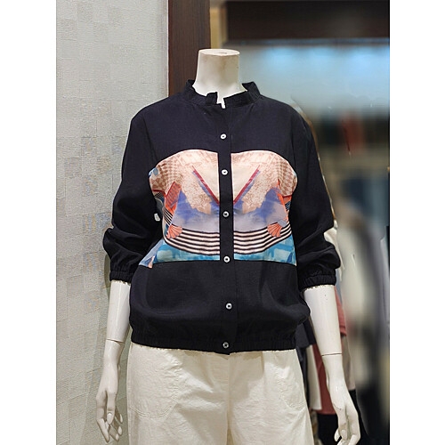 벨라디터치 V3F3BL21 뒷단추 포인트 셔츠