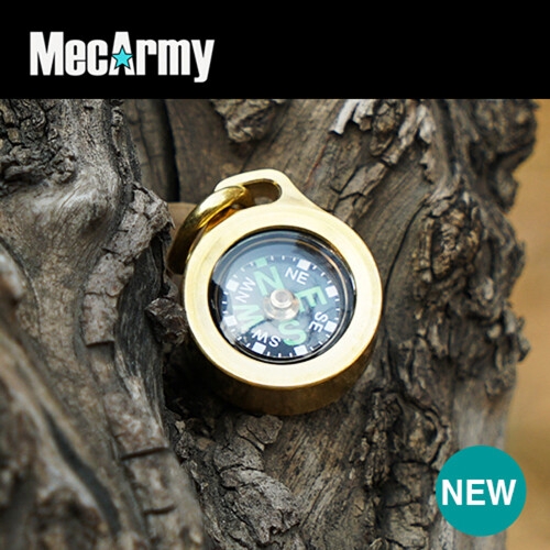 맥아미 블레스 목걸이형 야광 나침반(골드)