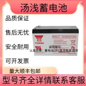 유아사  NPW45-12 NPW36-12 12V7AH7.2AH36W45W 소방 엘리베이터 DC 패널