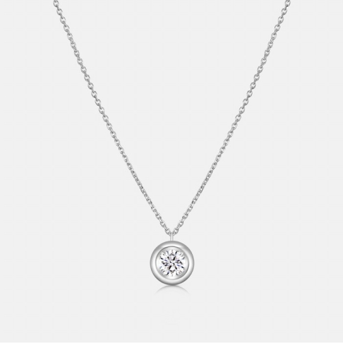 메트로시티  주얼리 베브 스털링 실버 화이트 L.D 0.7CT 네크리스 A253SNU417WPH