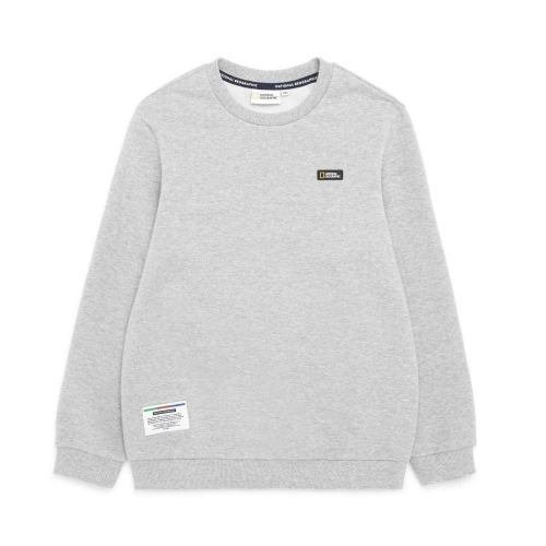 내셔널지오그래픽키즈 K223USW010 폴하스 스몰로고 맨투맨 LYELLOW