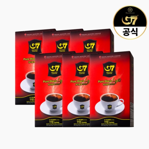 쭝웬 G7 퓨어블랙 라이트 0.9g 110개입