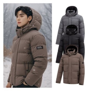 콜핑  남성 겨울 웰론 부드러운 등산 패딩 자켓 KSC853SO9M