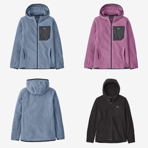 파타고니아키즈 R1 에어 풀-집 후디 (64810Q7)