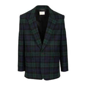 생로랑 A94 837196Y1M464317 Saint Laurent Tartan jacket