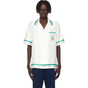 카사블랑카 화이트 칼라 셔츠 252195M192007