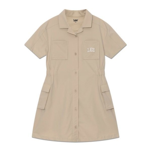 LEE  키즈 카고 포켓 카라 원피스 베이지 LK2502OP72BE