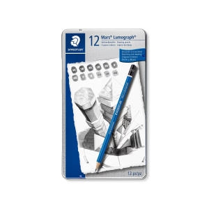 스테들러  100 G12 마스 루모그래프 제도 연필 12본