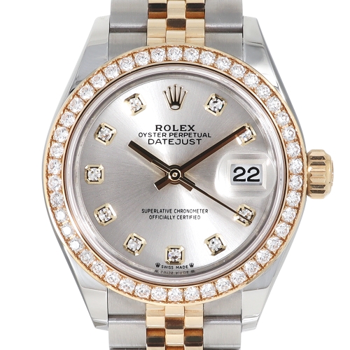 롤렉스 데이저스트 콤비 실버판 다이아 28mm 279383RBR