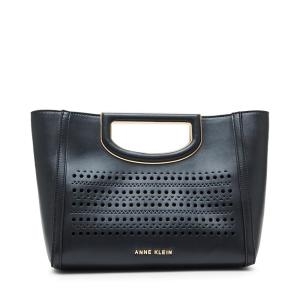 앤클라인 Anne Klein 구멍이 뚫린 컷아웃 핸들 사첼 블랙. 미디엄 144297