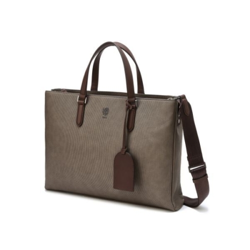 닥스 DBBA5F083I3 베이지 투톤 캔버스 서류가방