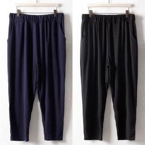 강물처럼 38인치 빅사이즈 쿨링 바지 WW1485 여성 배기 스판 S6591258