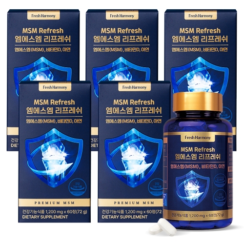 비오팜 프레쉬하모니 엠에스엠 리프레쉬 1200mg 60정