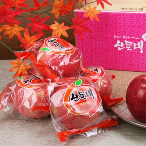 산들네  껍질째 먹는 경북 세척사과 13과 3kg