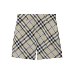 버버리 체크 패턴 코튼 쇼츠 사이즈 6Y 여성 8088843