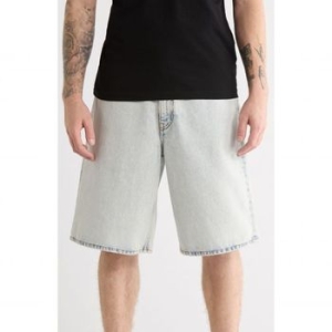 오프화이트 싱글 어로우 Skate 데님 숏 쇼트 쇼츠 바지 데님 Shore Bleach 블루 10905663