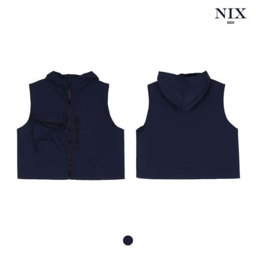 닉스 키즈 유니 나일론 아웃 포켓 베스트 FKSSCVV735M 네이비 150