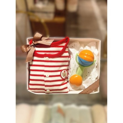 아가방 리니상하 레드 하트딸랑이 선물세트 01S757614831033