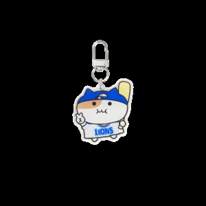 삼성전자  라이온즈 x 쫀냐미 아크릴 키링 화이트 블루 Lions Zzonnyami Acrylic Keyring White 937360