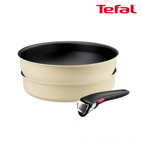 테팔  매직핸즈 크렘 드 버터 3종 (팬24+궁중26+손잡이)