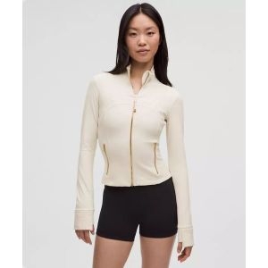 룰루레몬 디파인 크롭 자켓 눌루 라이트 아이보리/골드/골드 1748238