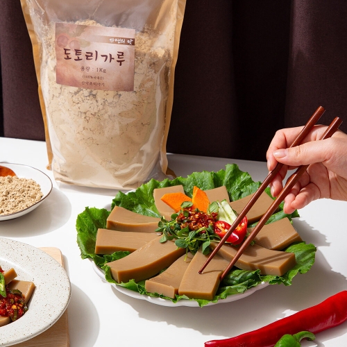 더조은푸드 더조은 100% 국산 도토리묵 가루 도토리 분말 1kg