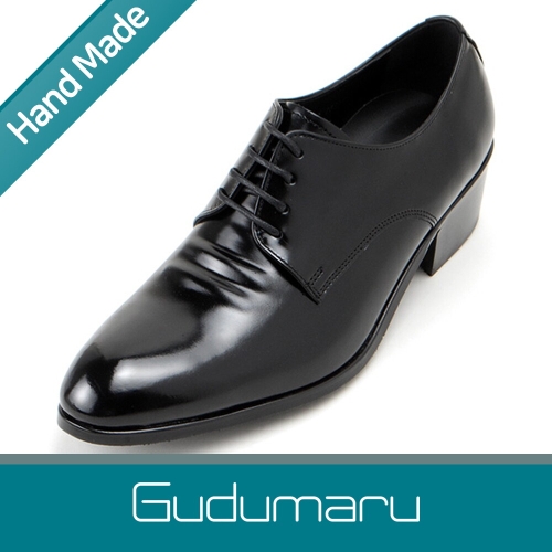 구두마루 4cm 키높이구두 ---천연소가죽 남성 정장 신사화 GDL704510K 남자구두 245mm 245
