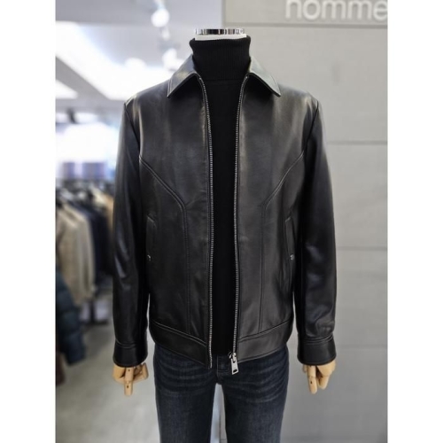 바쏘옴므 세이브존03 남자 블랙 양가죽 점퍼 레더자켓 WSAGZ3UB01A