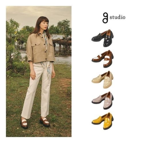 지스튜디오 여성 코인 힐 로퍼