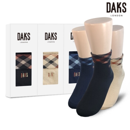 닥스 여성 무압박단목 사선하우스체크 3족 세트_23405