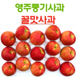 우체국쇼핑  영주풍기사과 꿀맛사과 10kg 24 26과 가정용 흠집사과
