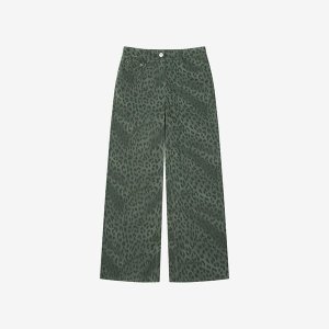 SI 스트레이트 레오파드 팬츠 SHL1613IPP