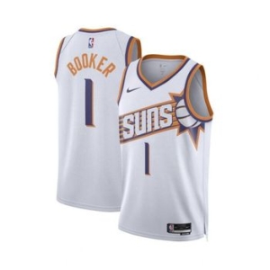 나이키  맨즈 and 우먼 데빈 부커 화이트 피닉스 선즈 스윙맨 저지 어소시에이션 에디션 108412