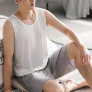 라일리 Rly 남성 여름 홈웨어 냉감 쿨링 민소매 반바지 잠옷 40827489