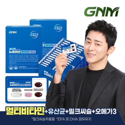 GNM자연의품격 올인원 뉴트리션 멀티비타민 유산균 30팩