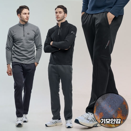 이지바이  더블핫 남성 기모 트레이닝 밴딩 바지 SY33LP081M