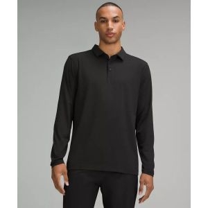 룰루레몬 에볼루션 긴팔 폴로 셔츠 블랙 1754377
