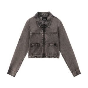 게스 여성 청자켓 긴팔 그레이 YO6D5883