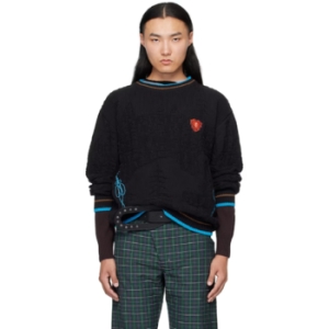 키코 코스타디노브 블랙 피츠 스웨터 252985M201002