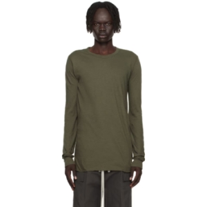 릭오웬스 카키 콘코르디안 베이직 LS 티셔츠 252232M213067