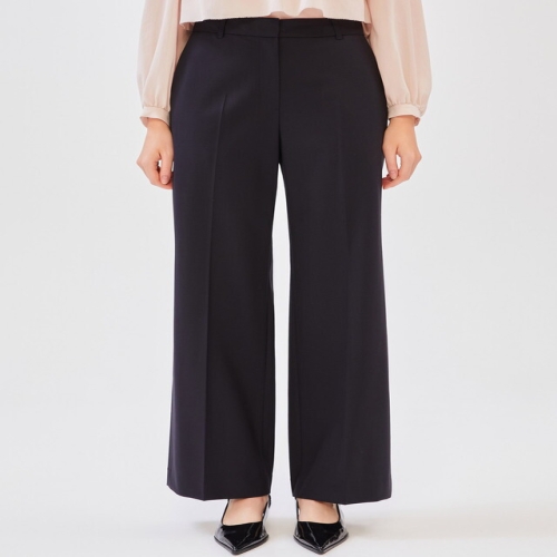 질스튜어트 뉴욕우먼 뉴욕 여성 JSPA4D300N3 품절임박 SET UP 네이비 세미 와이드핏