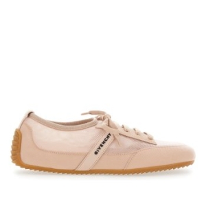 지방시 핑크 사이드 로고 레터링 로우탑 스니커즈 BE004K E2F0272