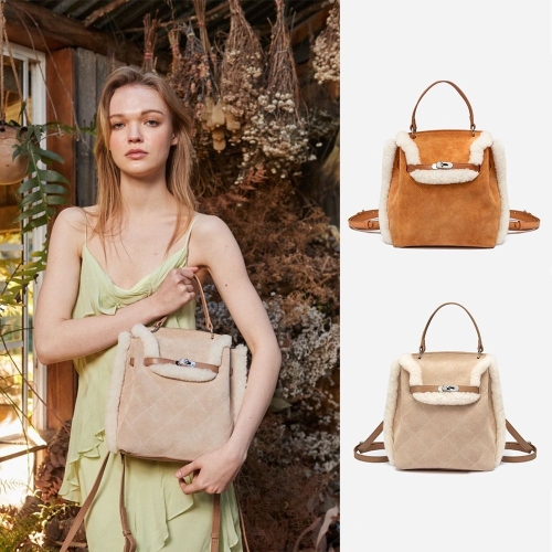 오즈웨어 호주 어그 이리 점프 백팩 양털 가방 OZB035