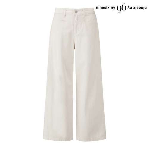 96NY 여성 모던 베이직 코튼 와이드 팬츠 NP3TA006L0