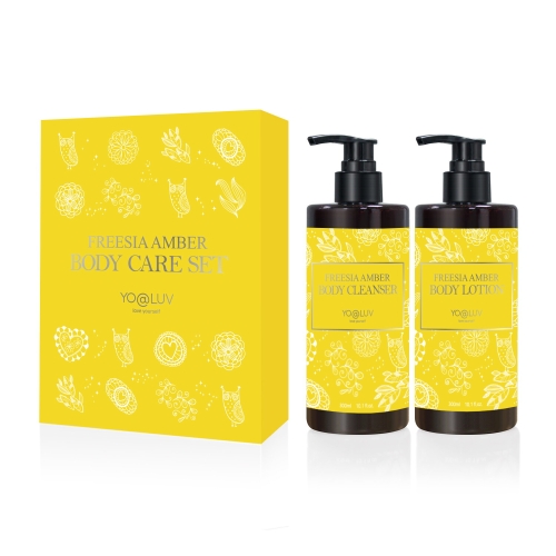 요아럽 프리지아앰버 바디케어세트