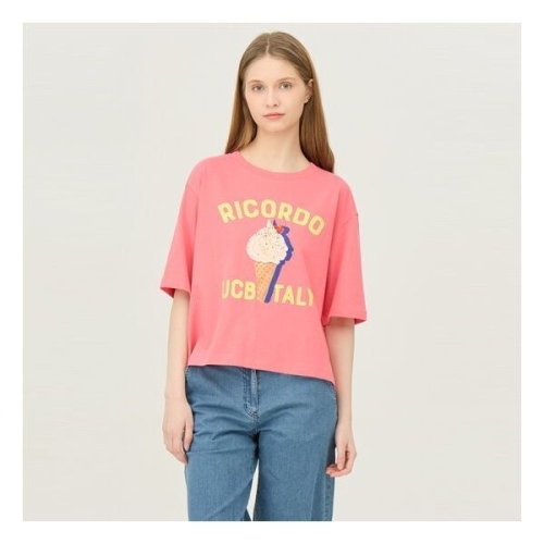 베네통 빌드온 싱글 티셔츠_BATS52531PK 245415