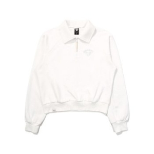 다이나핏  긴팔티 KQF YWU23244W3 RILLY 릴리 여성 반집업 Off White