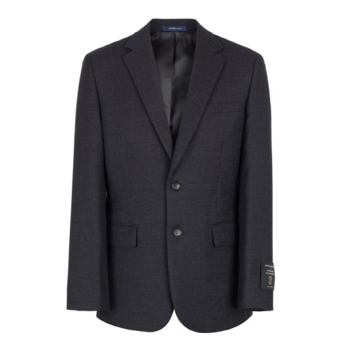 바쏘옴므 울 블렌디드 슬림핏 인디고 자켓 WSX4JW62A